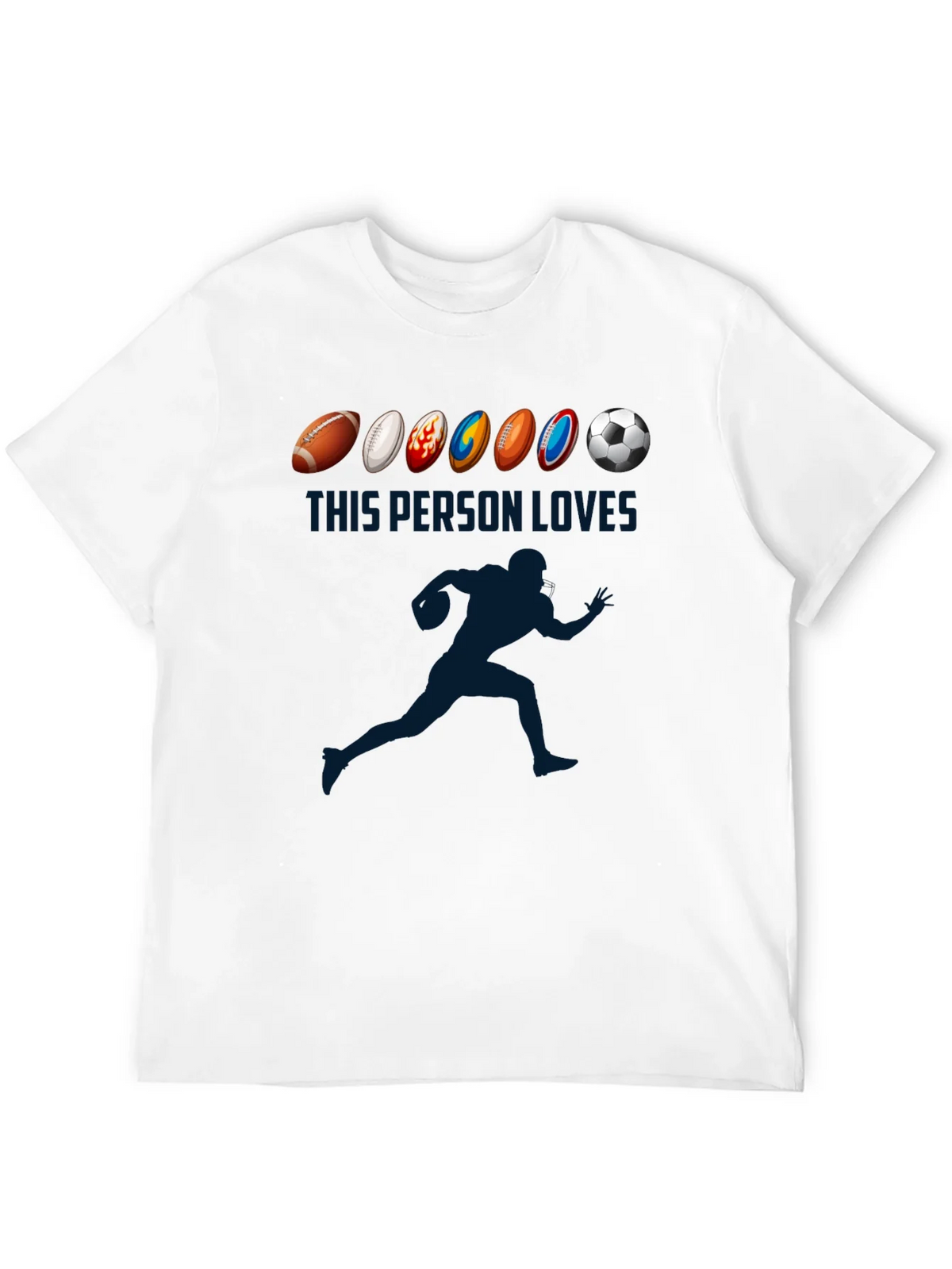 Sports Lover T-Shirt: Football Soccer Rugby More! product image 11