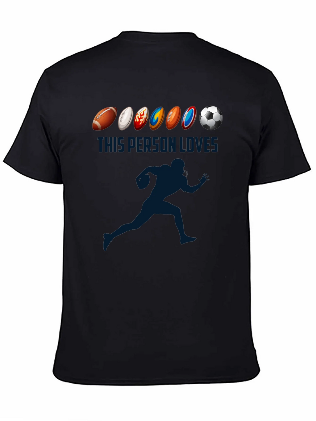 Sports Lover T-Shirt: Football Soccer Rugby More! product image 4
