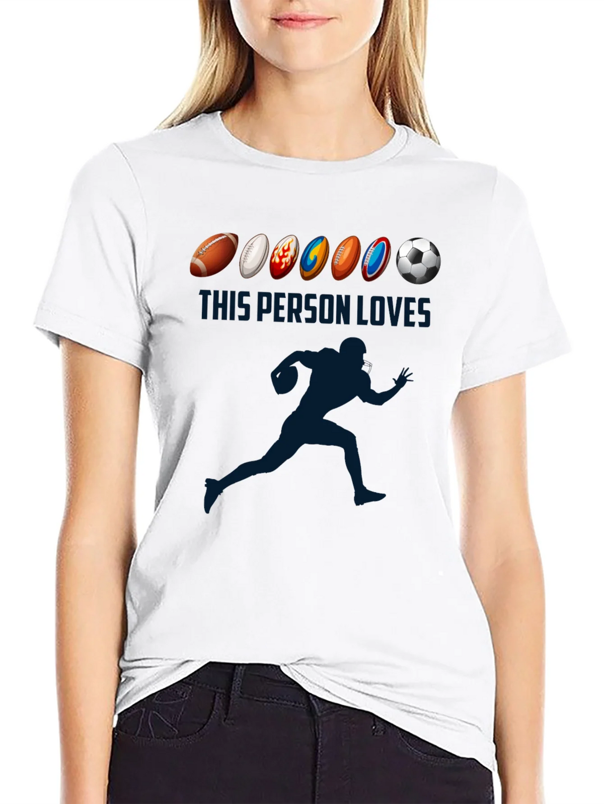 Sports Lover T-Shirt: Football Soccer Rugby More! product image 8
