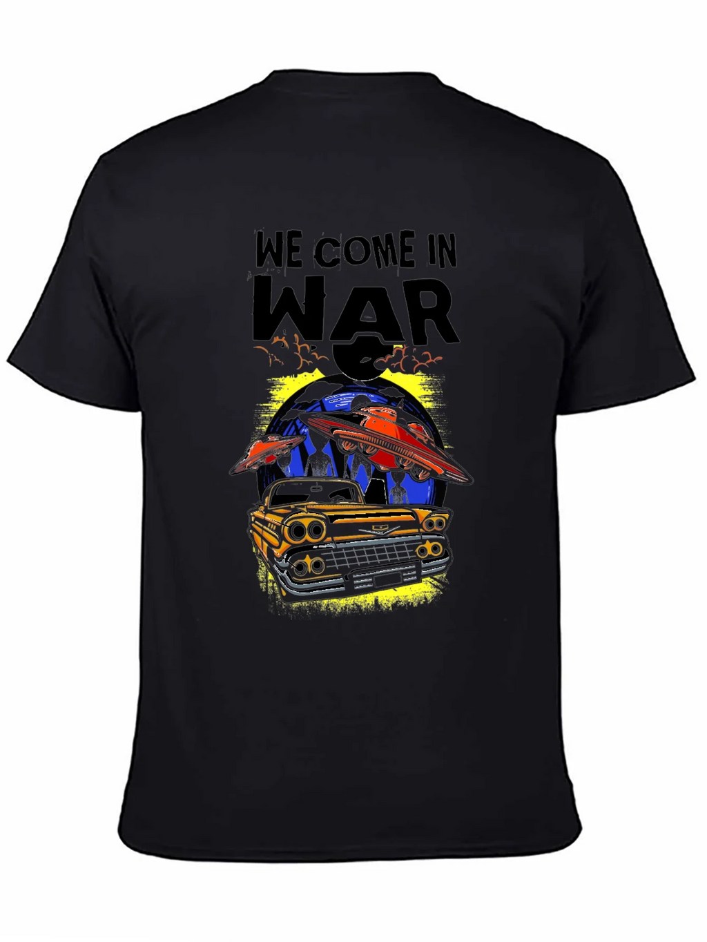 We Come In War Graphic T-Shirt product image 4