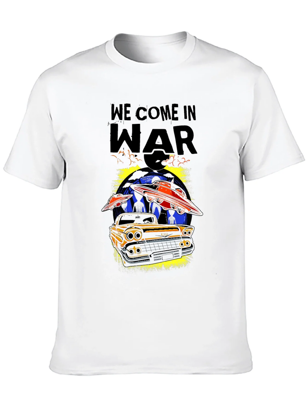 We Come In War Graphic T-Shirt product image 9