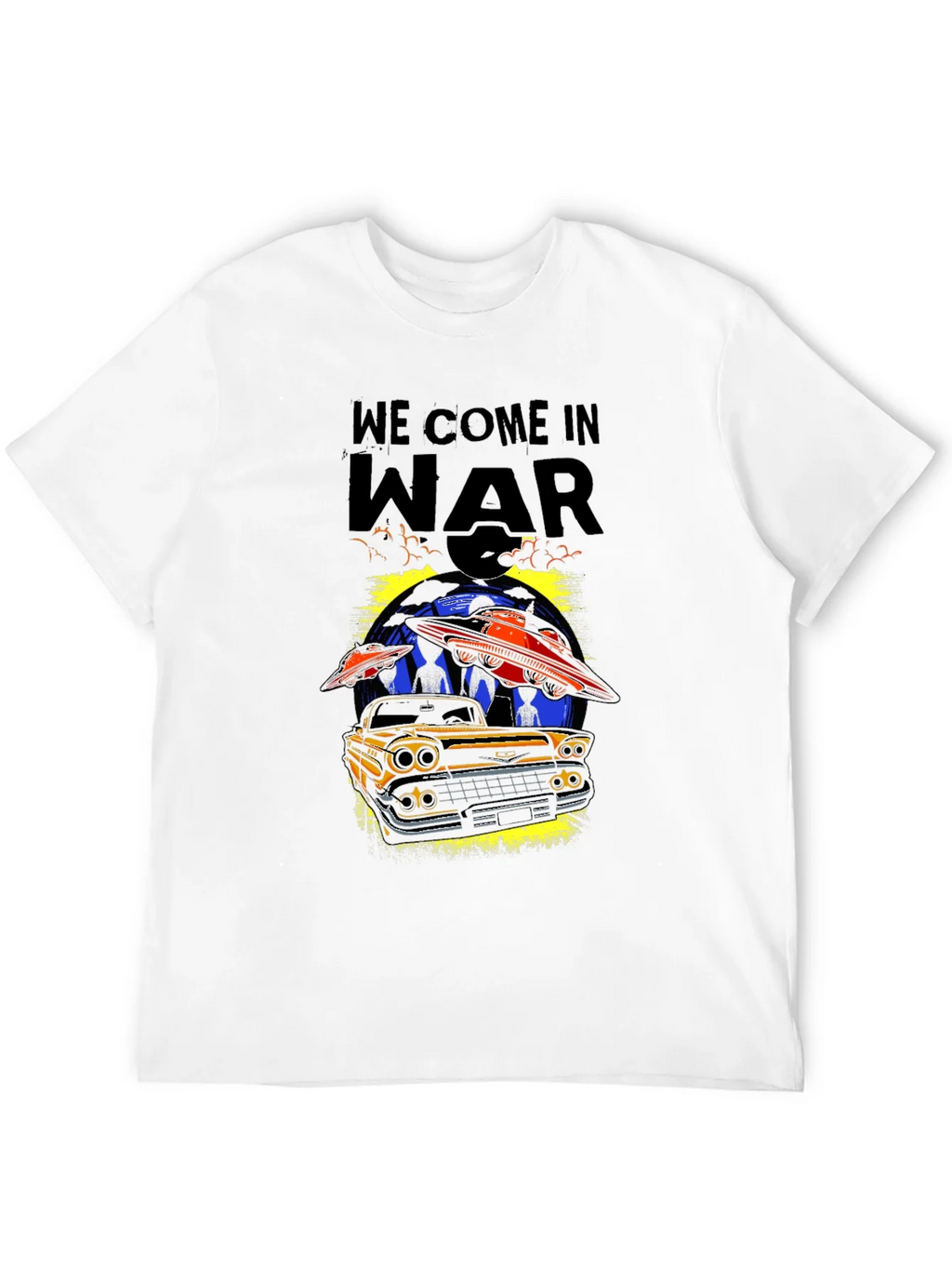 We Come In War Graphic T-Shirt product image 11