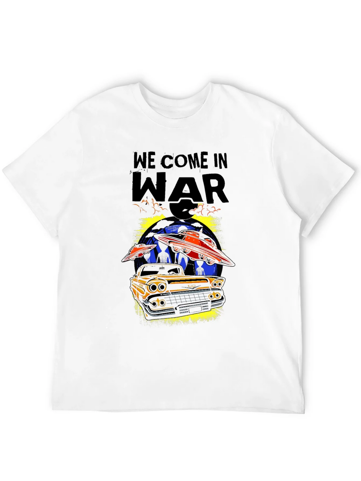 We Come In War Graphic T-Shirt product image 11