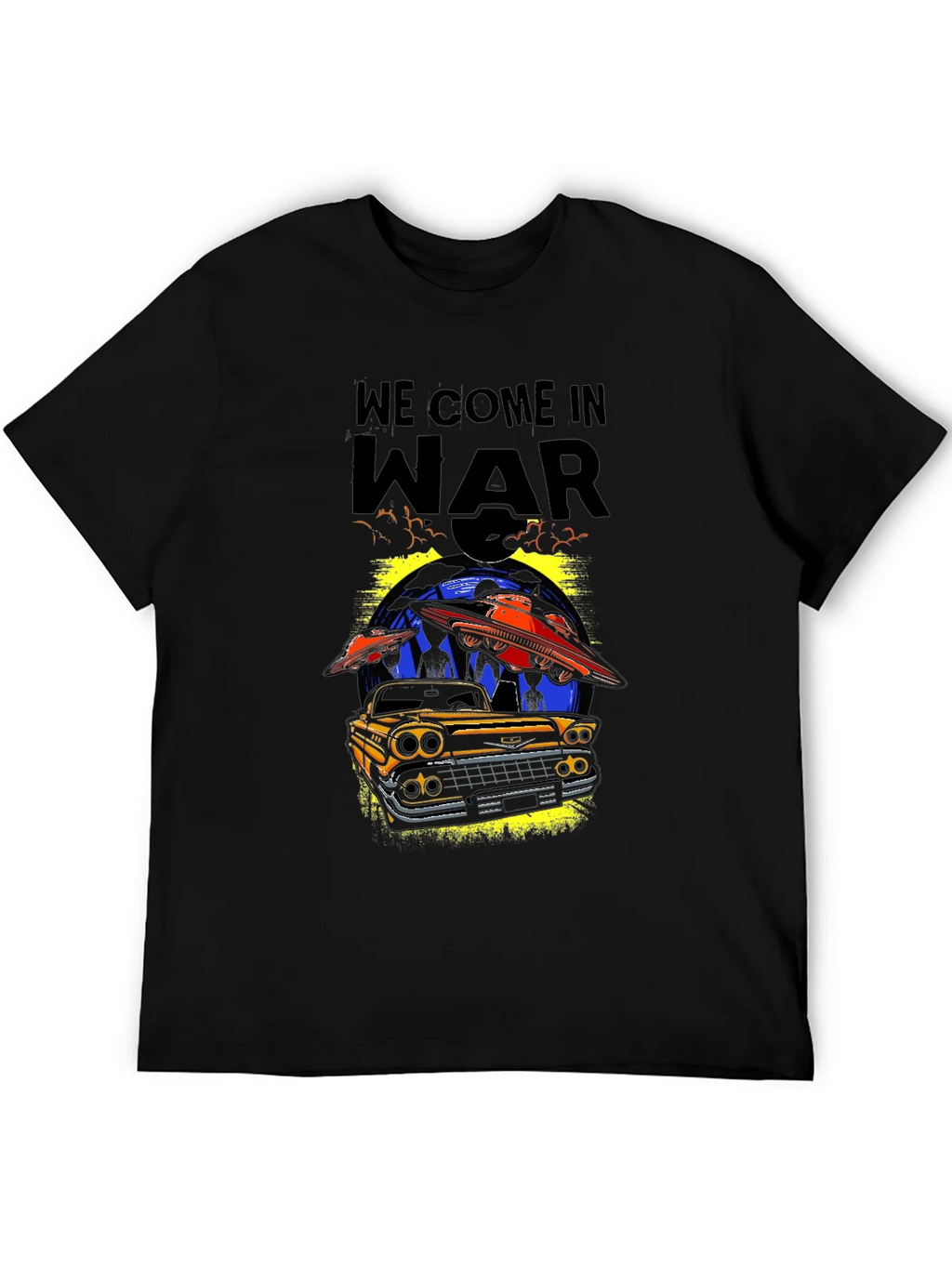 We Come In War Graphic T-Shirt product image 5