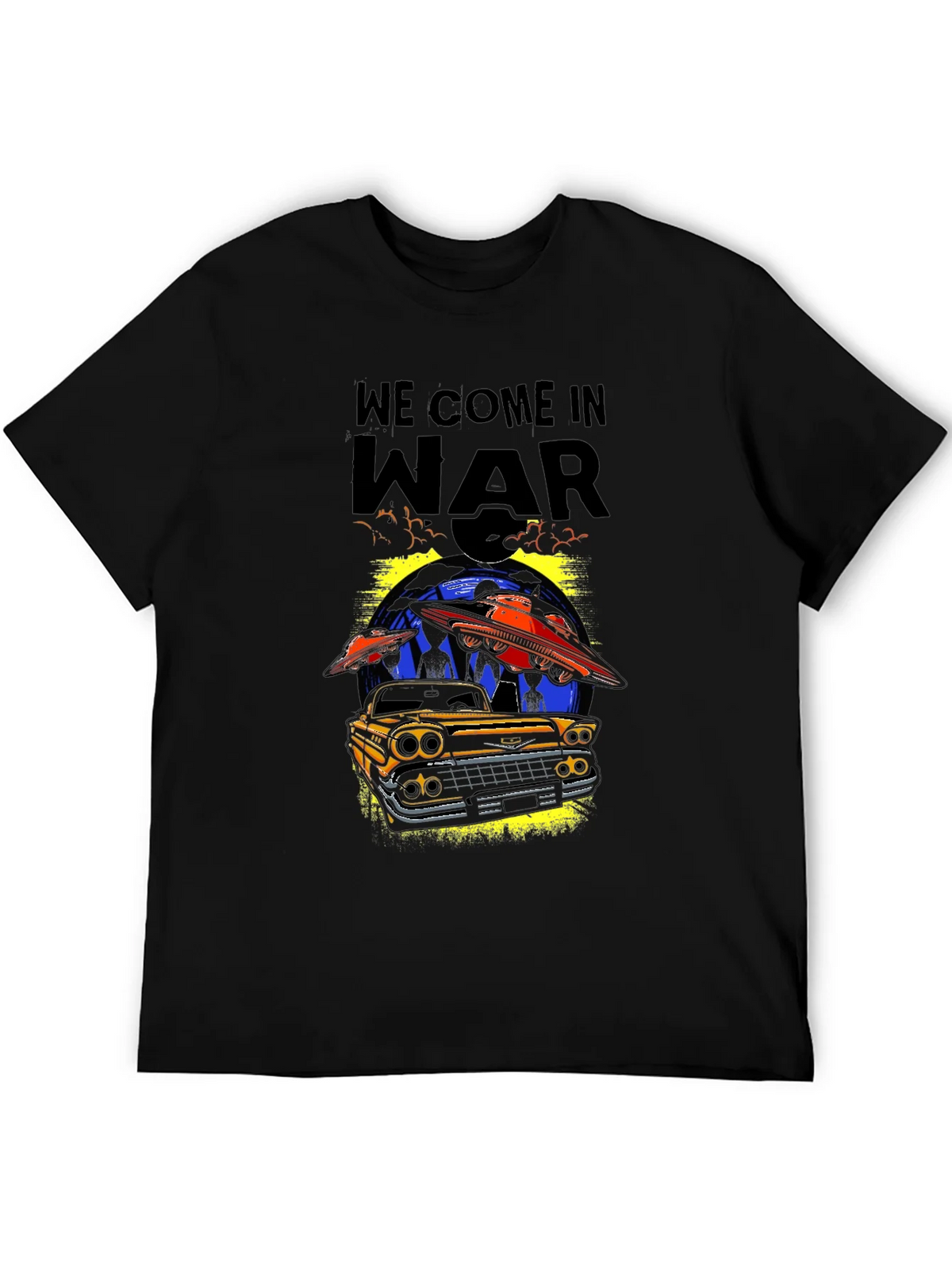 We Come In War Graphic T-Shirt product image 5