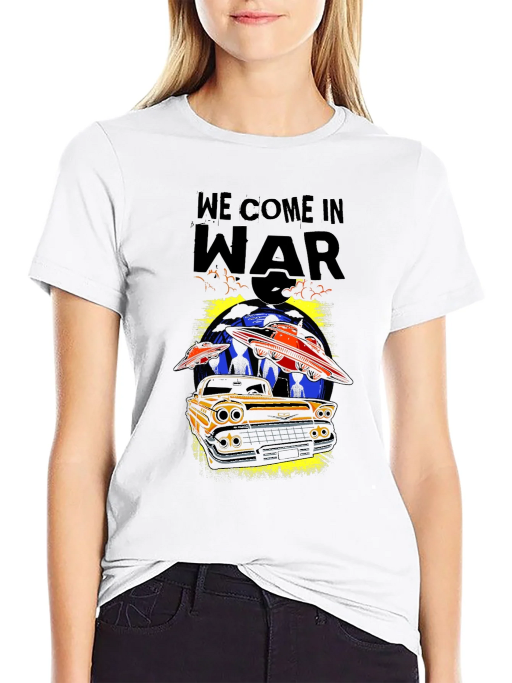 We Come In War Graphic T-Shirt product image 8