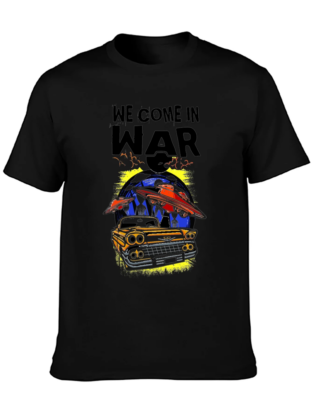We Come In War Graphic T-Shirt product image 3