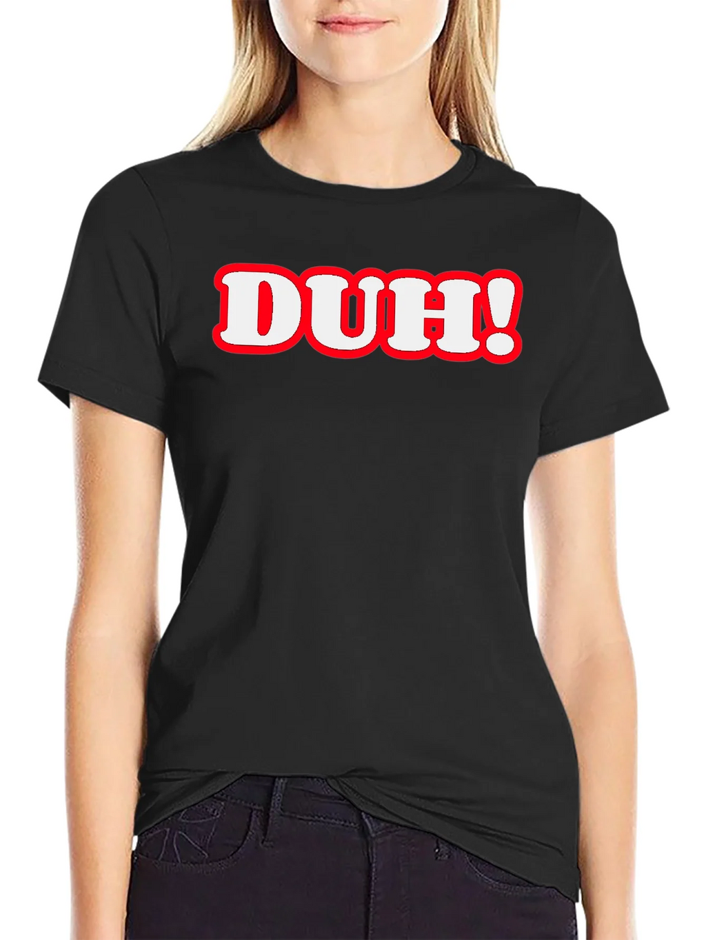 Duh! Graphic Print T-Shirt product image 2