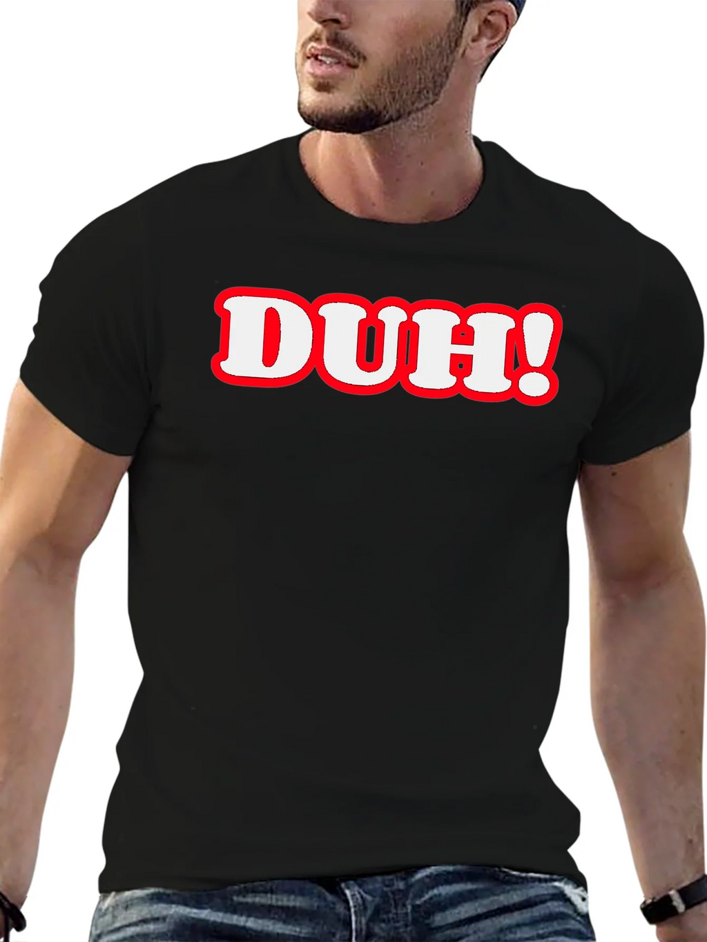 Duh! Graphic Print T-Shirt product image 6