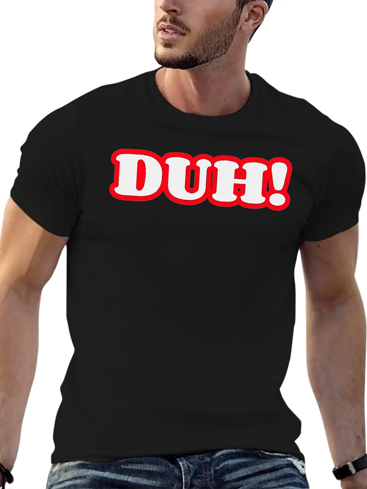 Duh! Graphic Print T-Shirt product image 6