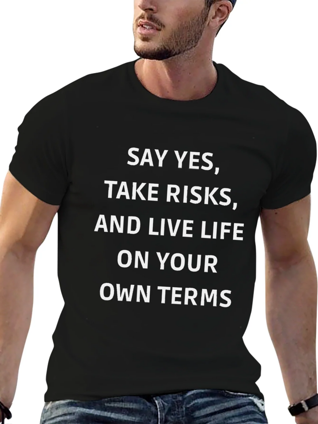 Say Yes T-Shirt - Live Life On Your Own Terms product image 6