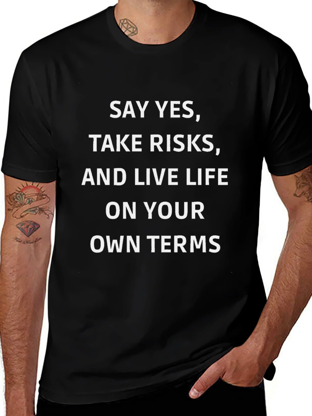 Say Yes T-Shirt - Live Life On Your Own Terms product image 1