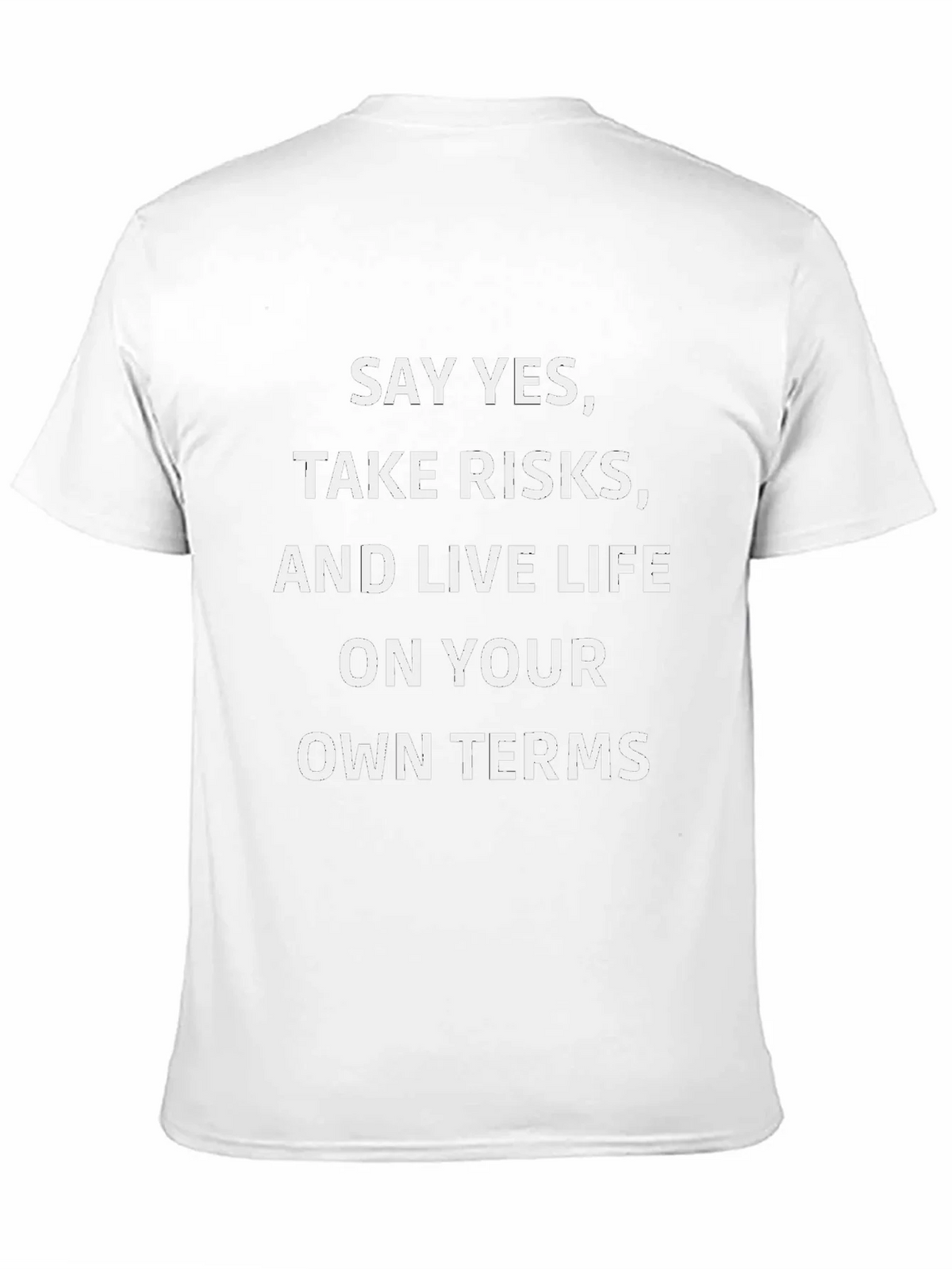 Say Yes T-Shirt - Live Life On Your Own Terms product image 10