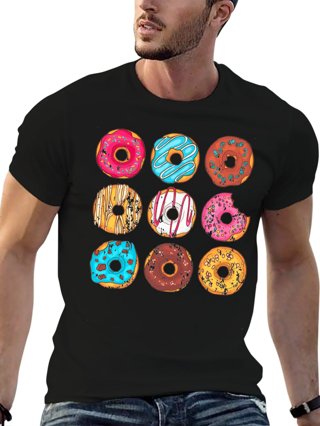 Donut Lovers T-Shirt: Delicious Doughnut Graphic Tee product image 6