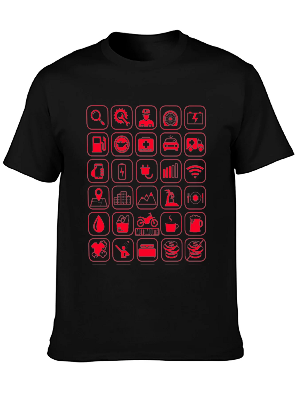 Tech Icons Graphic T-Shirt product image 3