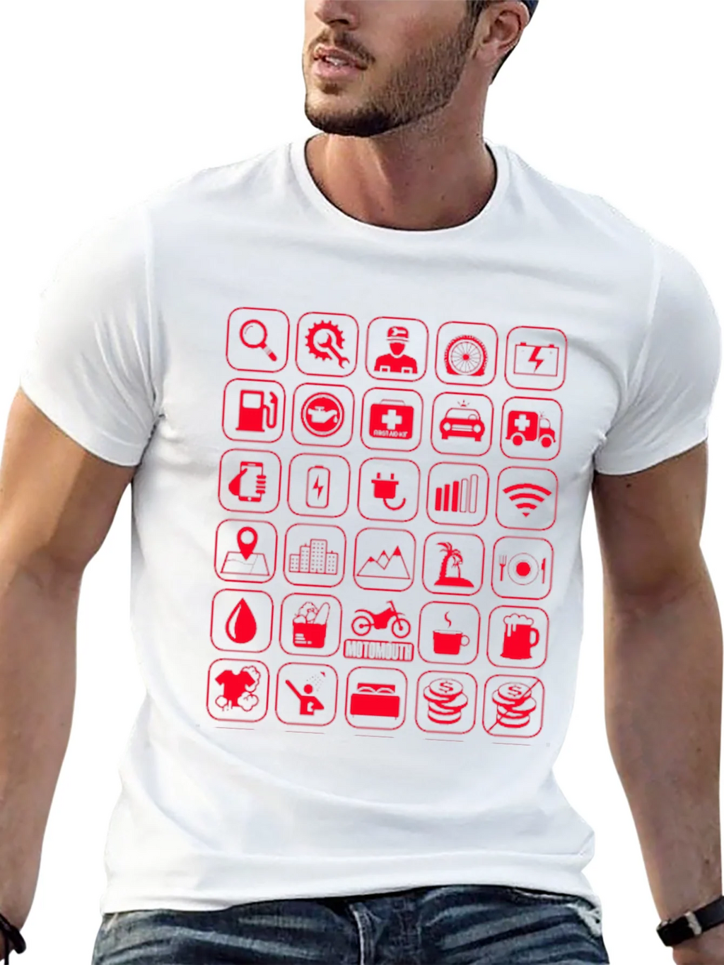 Tech Icons Graphic T-Shirt product image 12