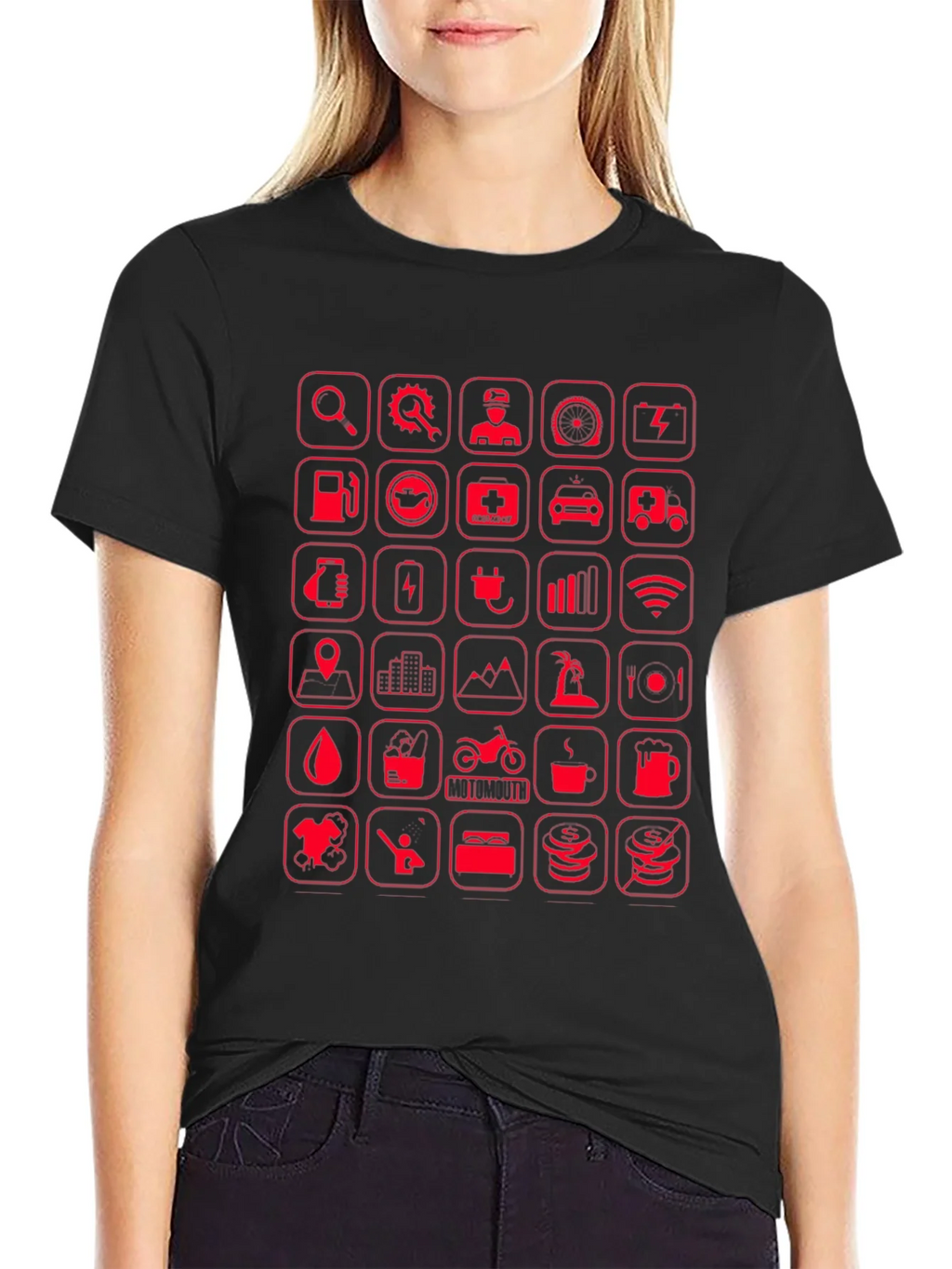 Tech Icons Graphic T-Shirt product image 2