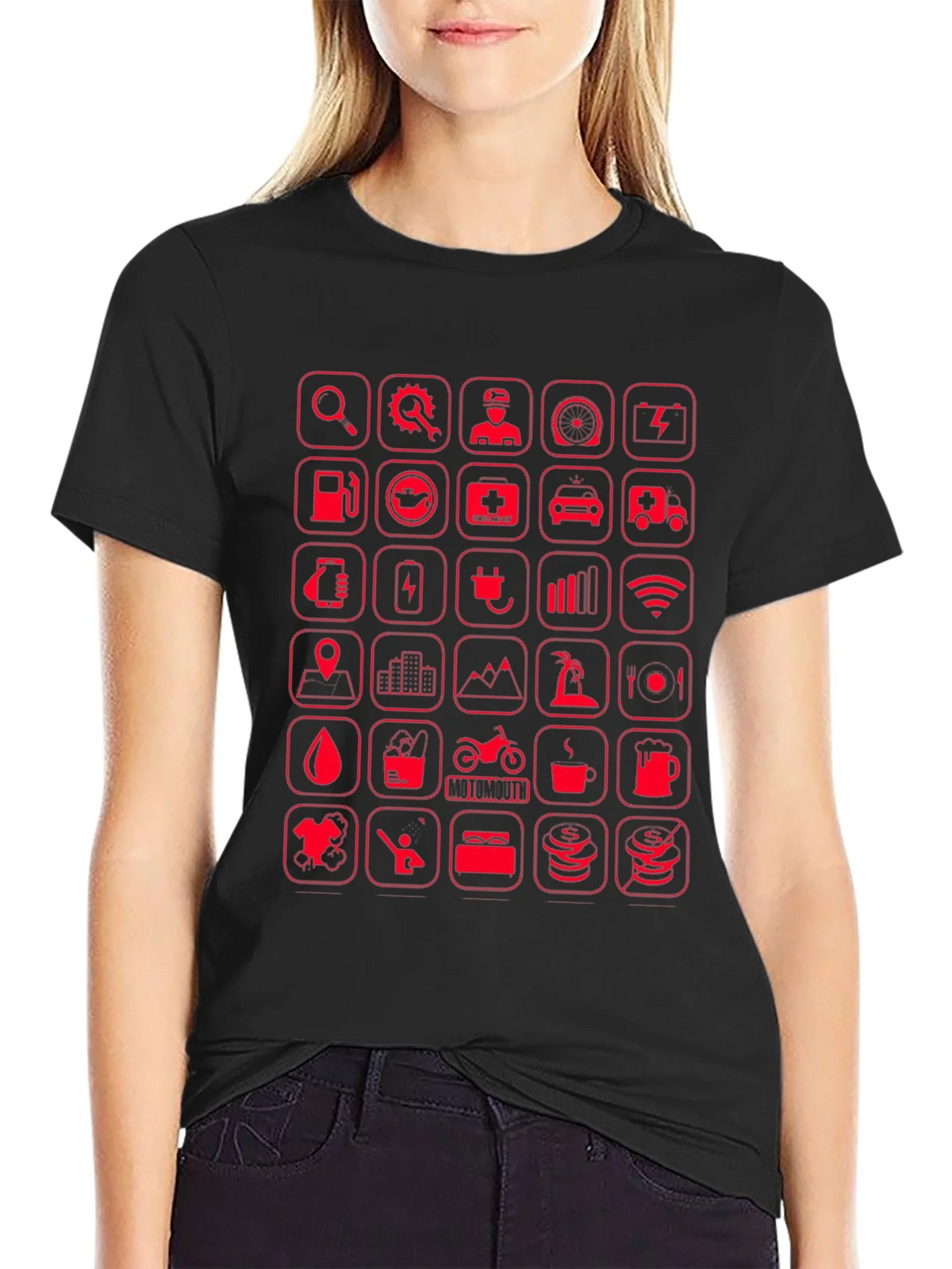 Tech Icons Graphic T-Shirt product image 2
