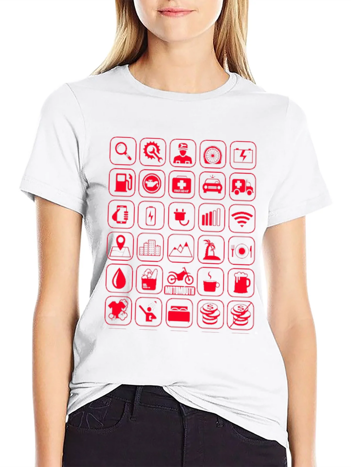 Tech Icons Graphic T-Shirt product image 8