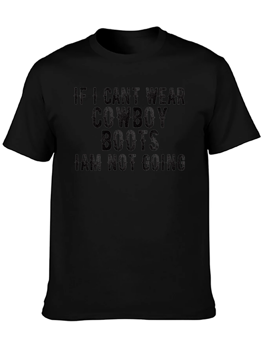 Cowboy Boots Graphic Tee - Statement Shirt product image 3