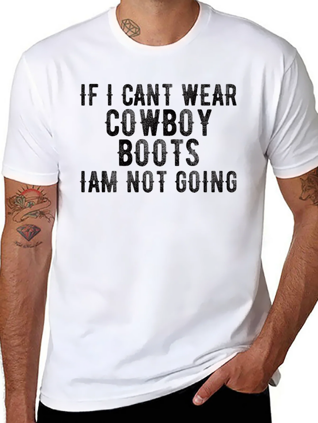 Cowboy Boots Graphic Tee - Statement Shirt product image 7