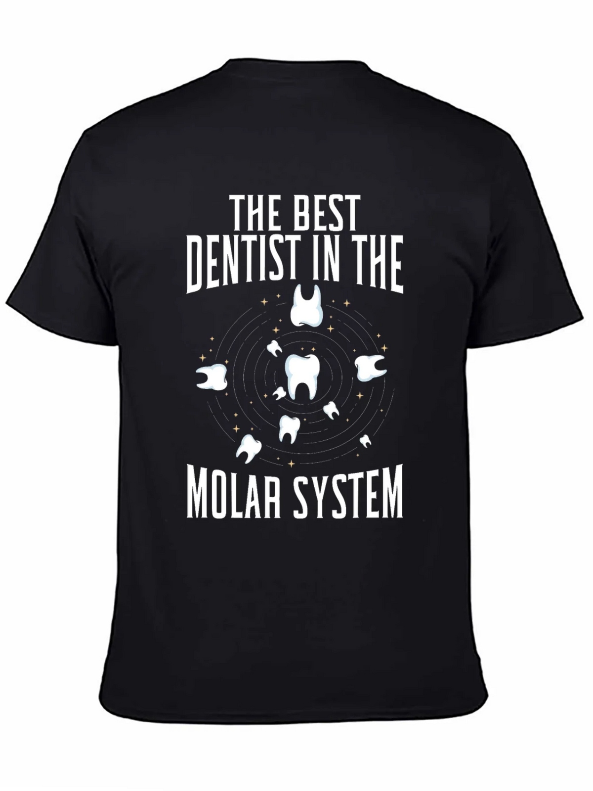 Dentist T-Shirt: Best in the Molar System Funny Tee product image 4