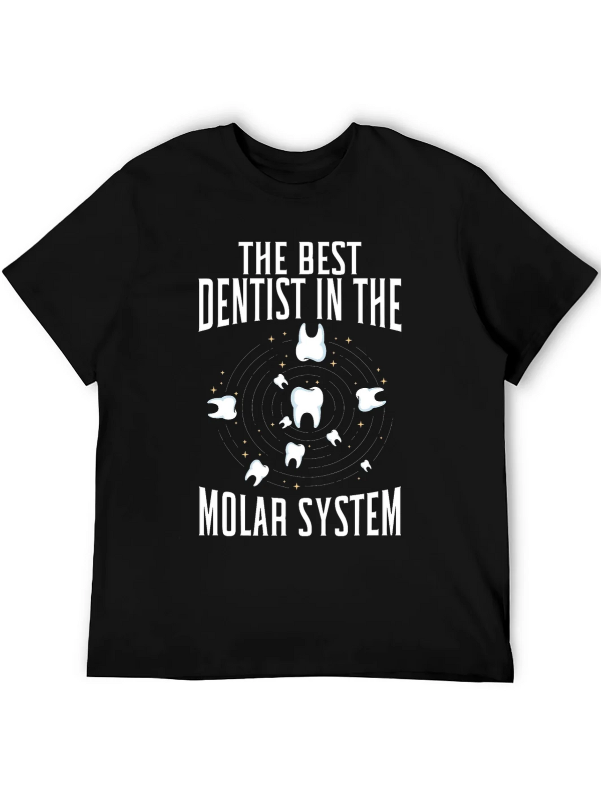 Dentist T-Shirt: Best in the Molar System Funny Tee product image 5