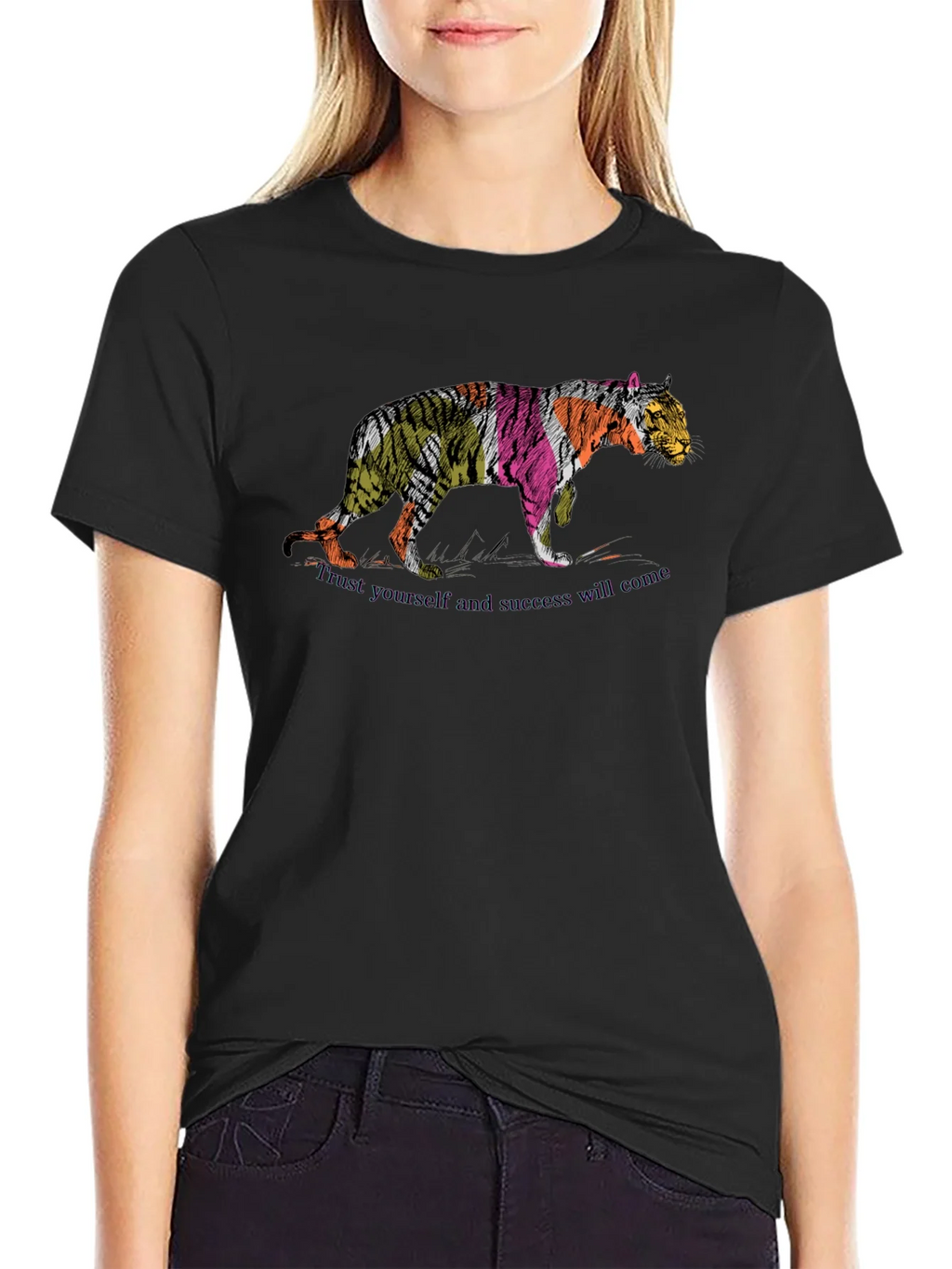 Tiger Graphic Tee - Trust Yourself! product image 2
