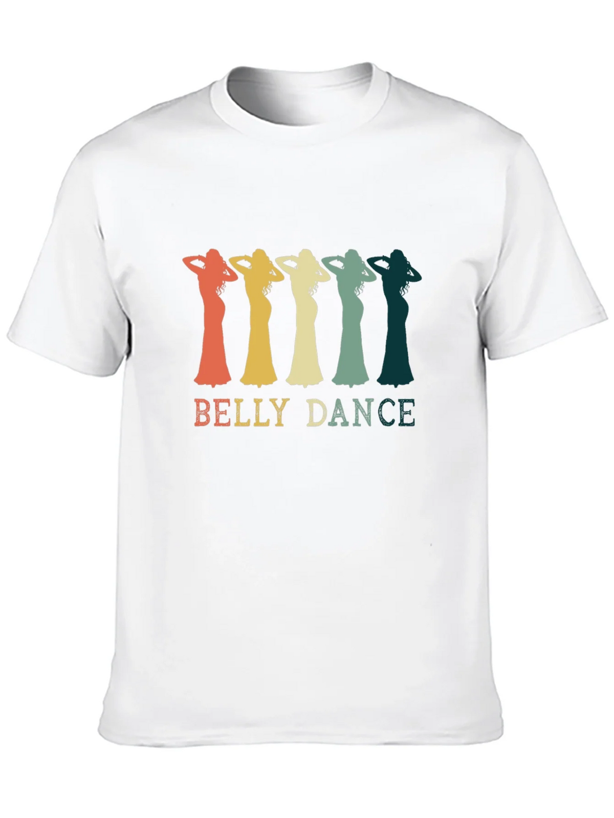 Retro Belly Dance T-Shirt - Black product image 9