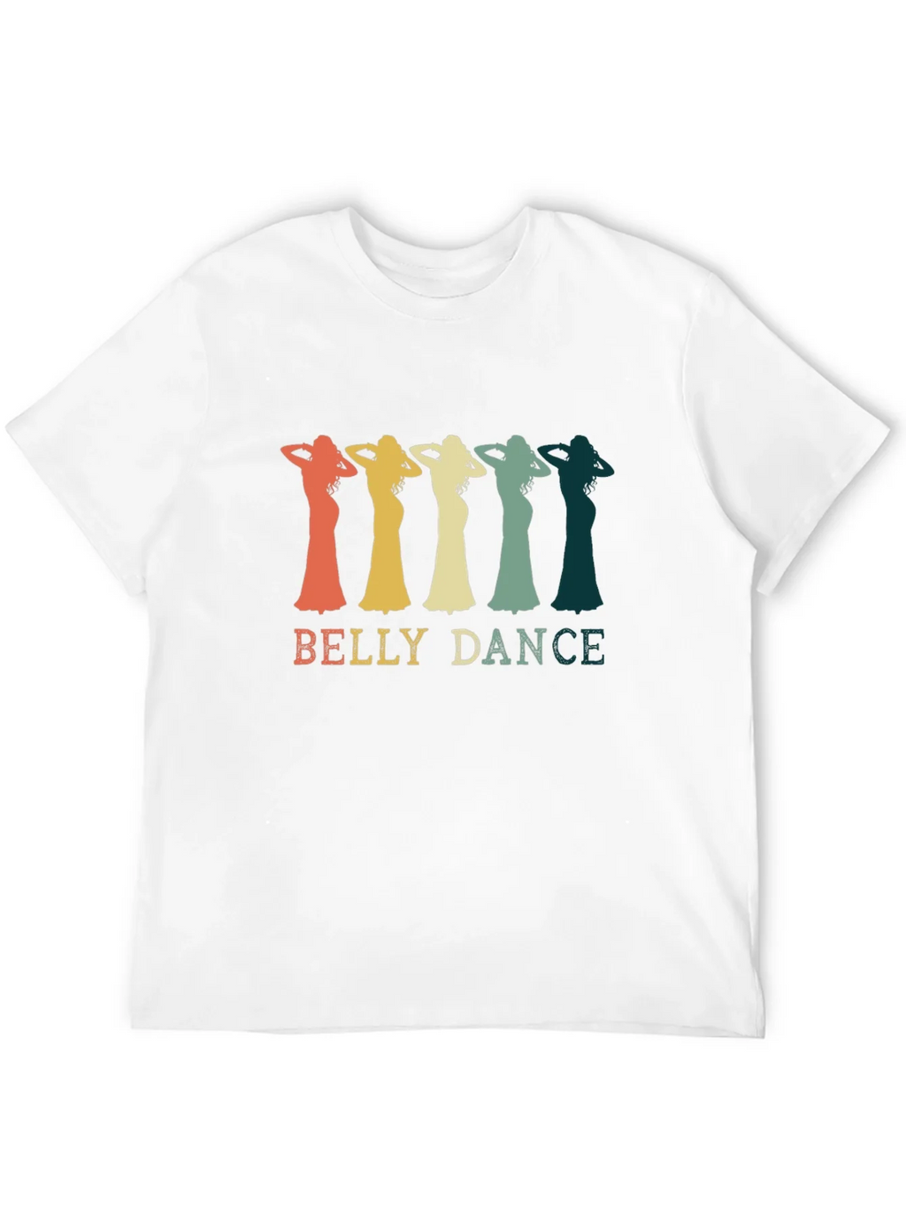 Retro Belly Dance T-Shirt - Black product image 11