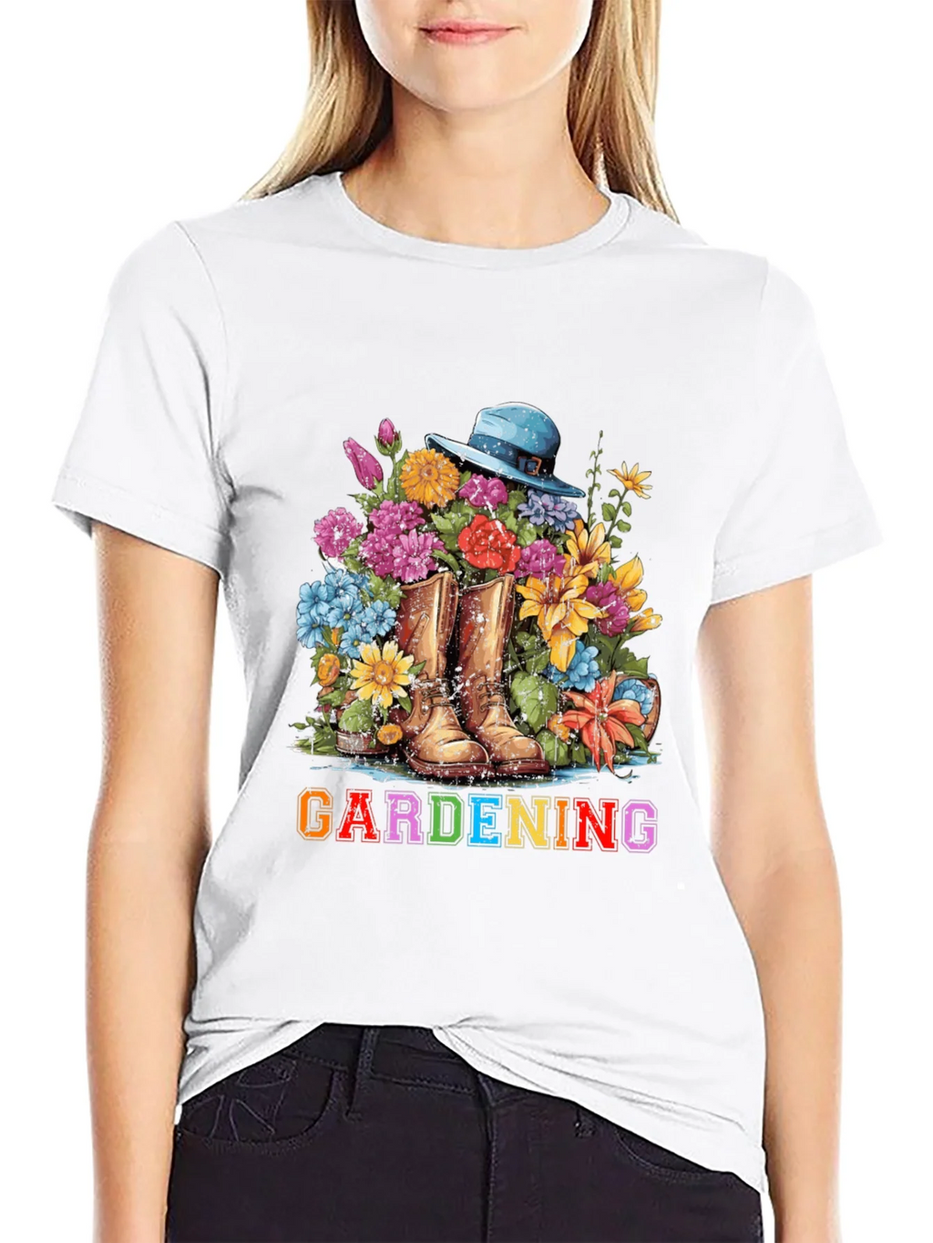 Gardening Boots & Flowers T-Shirt product image 8