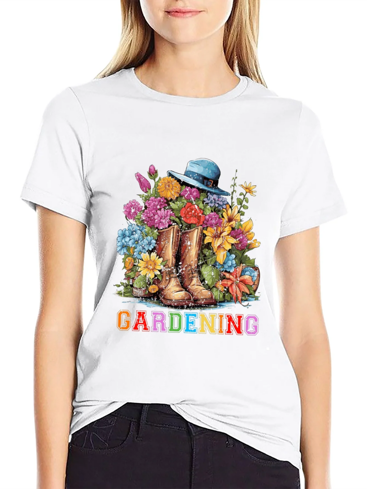Gardening Boots & Flowers T-Shirt product image 8