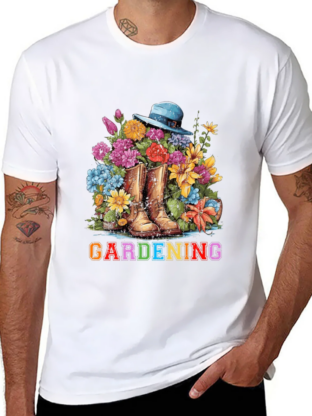 Gardening Boots & Flowers T-Shirt product image 7