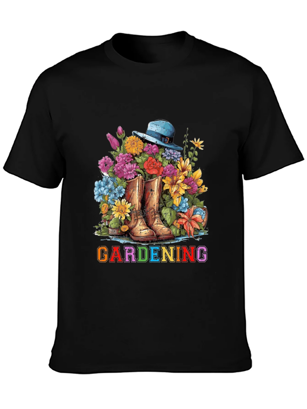 Gardening Boots & Flowers T-Shirt product image 3