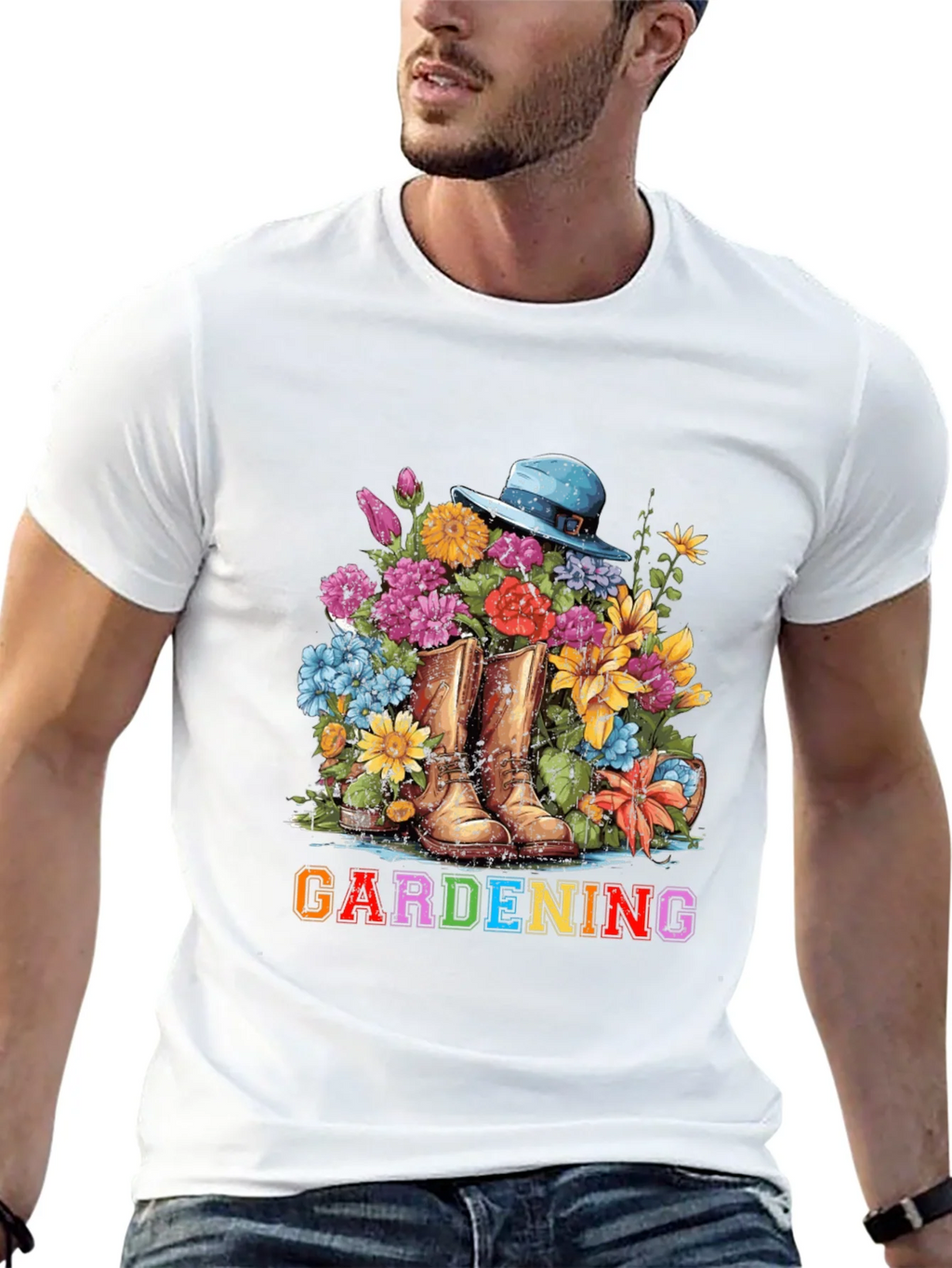 Gardening Boots & Flowers T-Shirt product image 12
