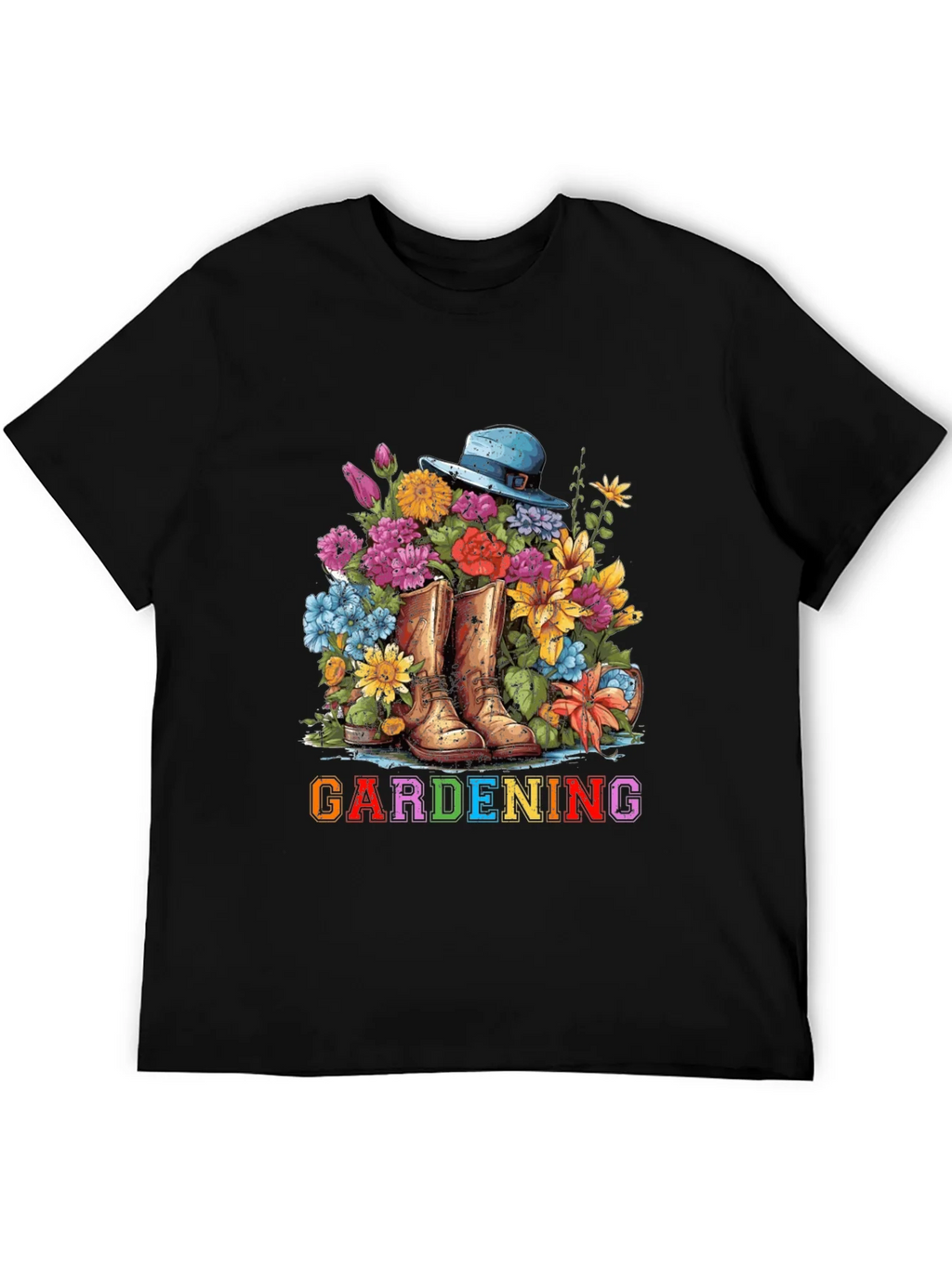Gardening Boots & Flowers T-Shirt product image 5