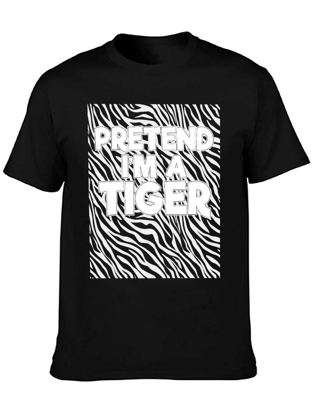 Pretend Im a Tiger Graphic Tee product image 3