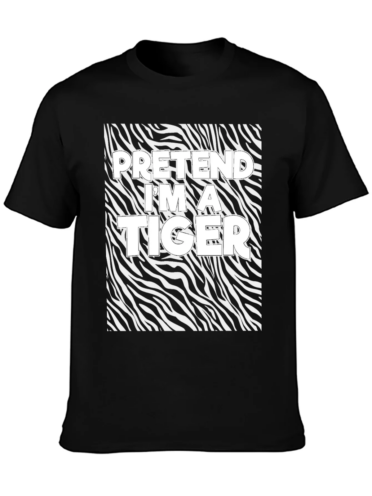 Pretend Im a Tiger Graphic Tee product image 3