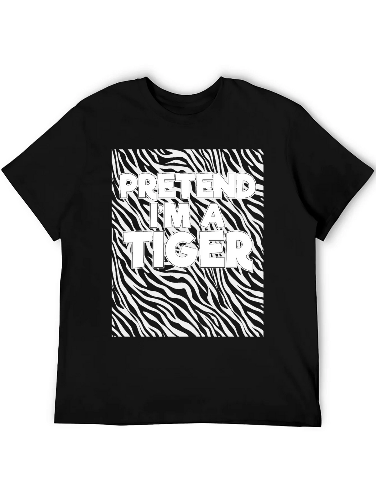 Pretend Im a Tiger Graphic Tee product image 5