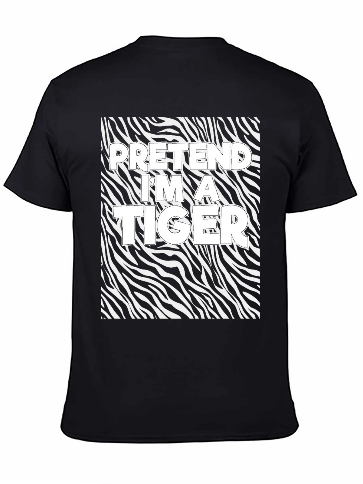 Pretend Im a Tiger Graphic Tee product image 4