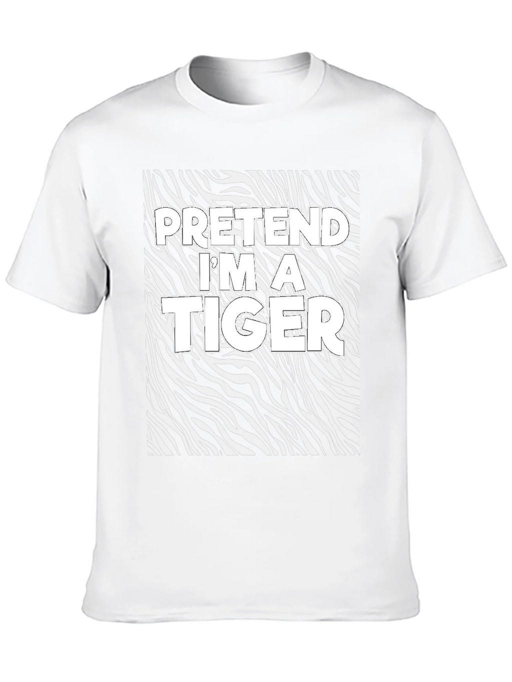 Pretend Im a Tiger Graphic Tee product image 9
