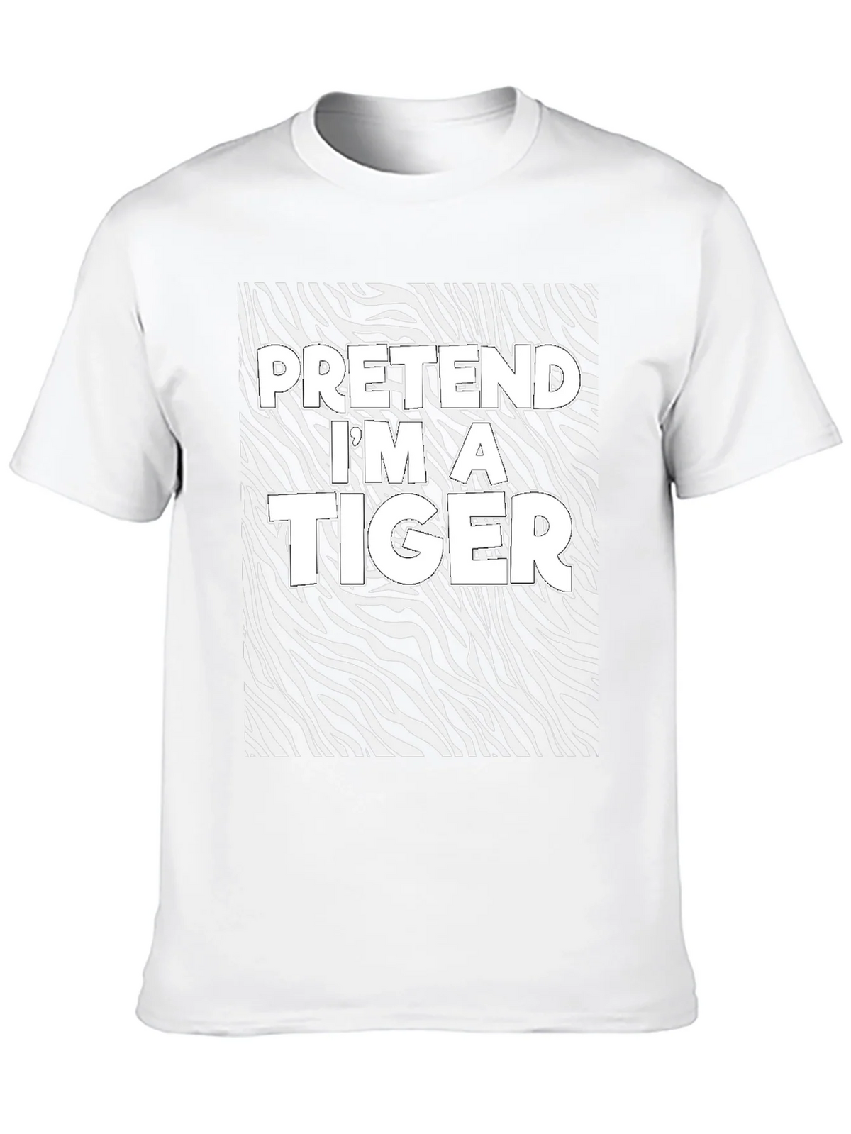 Pretend Im a Tiger Graphic Tee product image 9