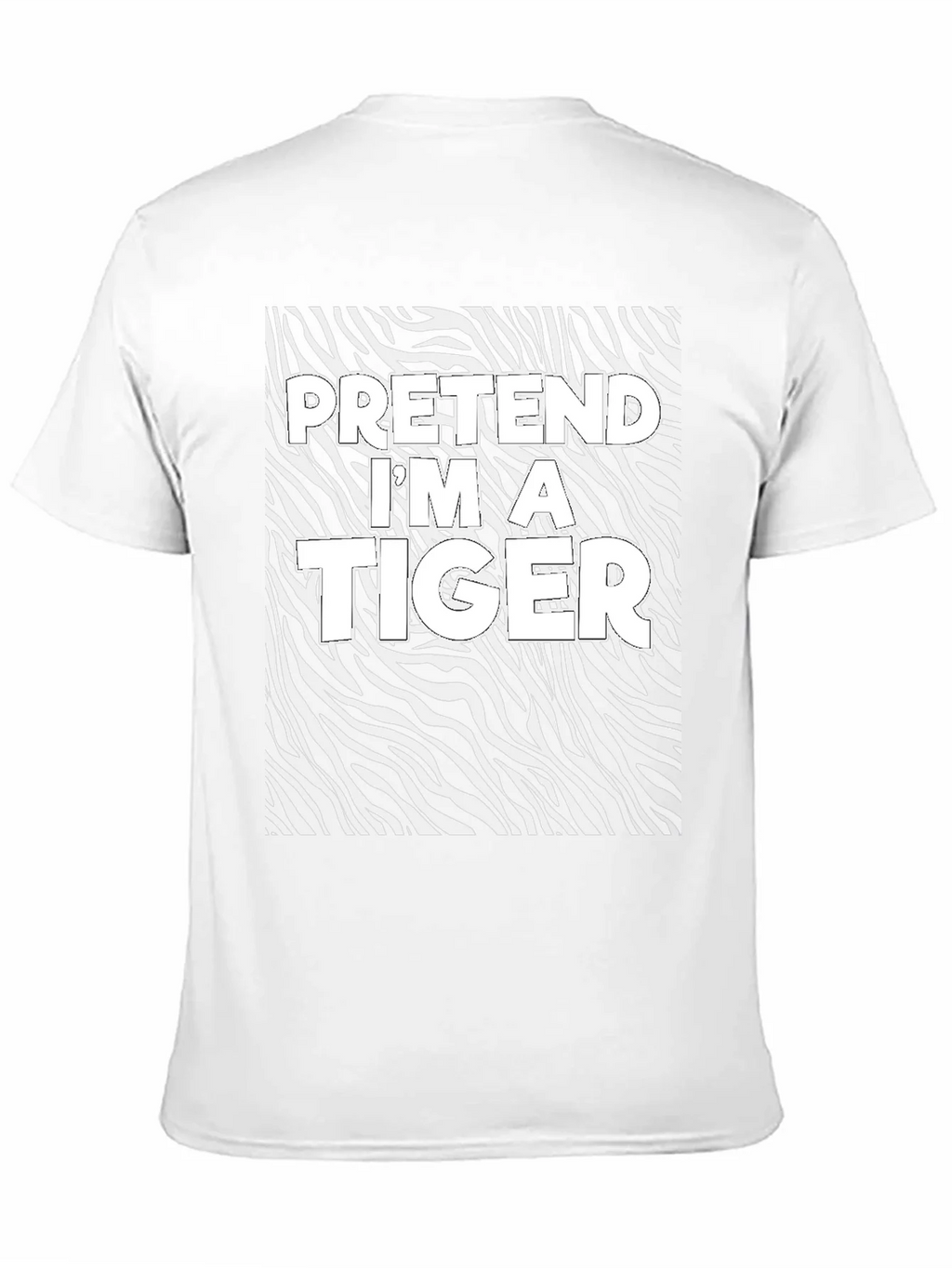 Pretend Im a Tiger Graphic Tee product image 10