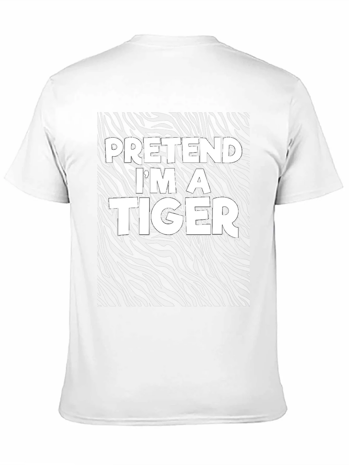 Pretend Im a Tiger Graphic Tee product image 10