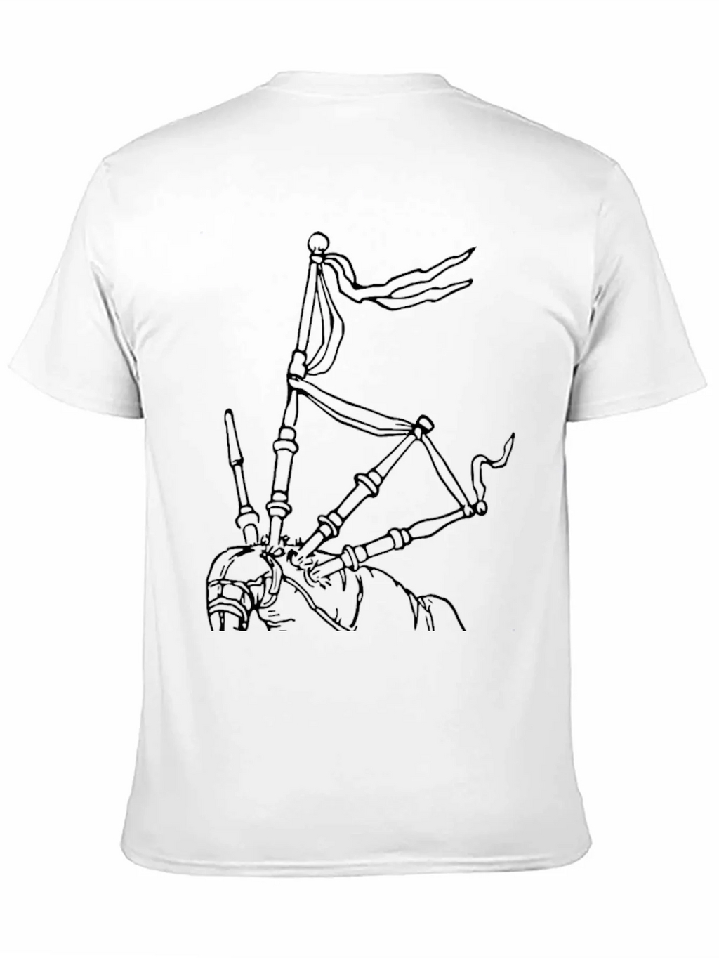 Bagpipe Graphic Tee - Black Cotton Comfort product image 10