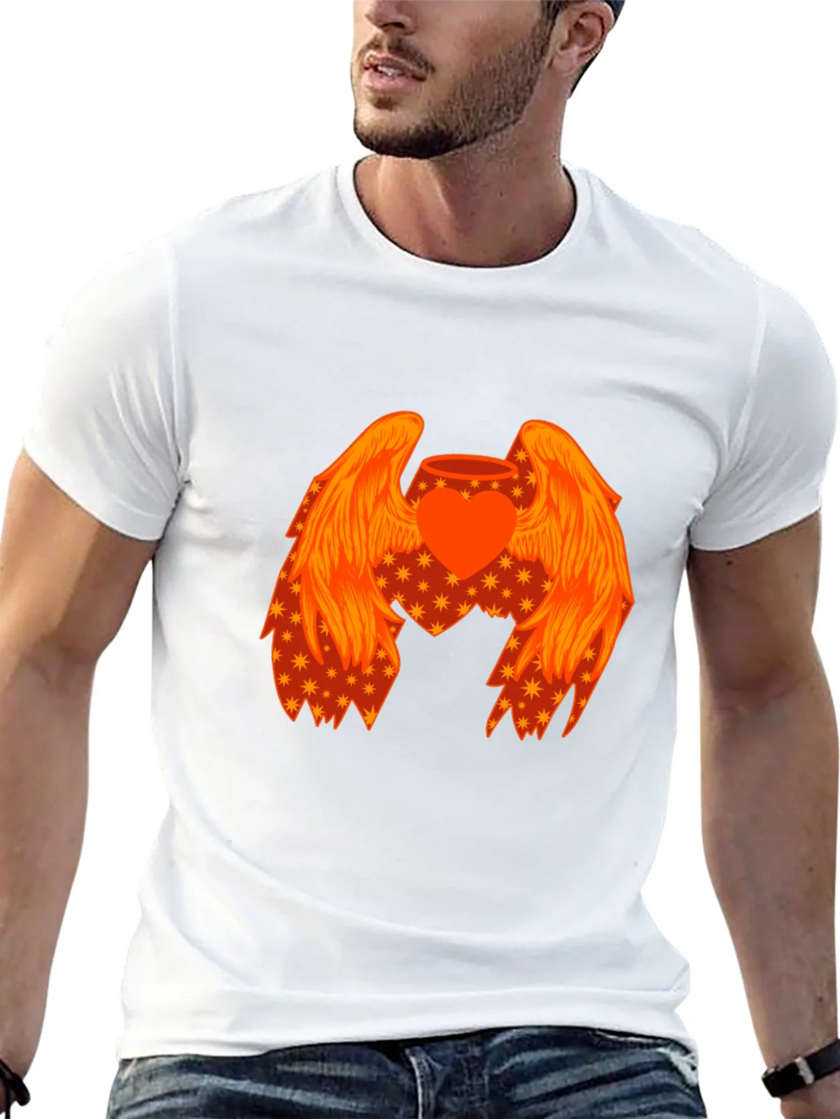 Heart with Wings Graphic T-Shirt product image 12