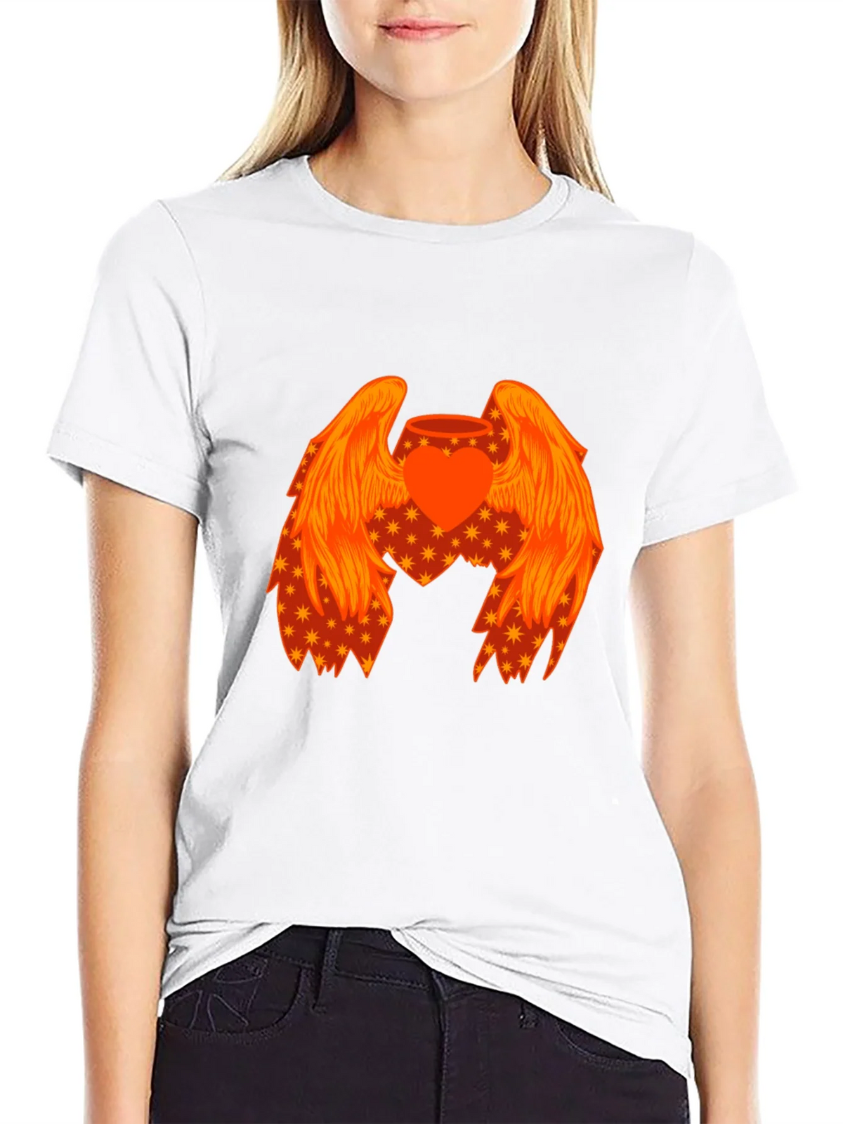 Heart with Wings Graphic T-Shirt product image 8