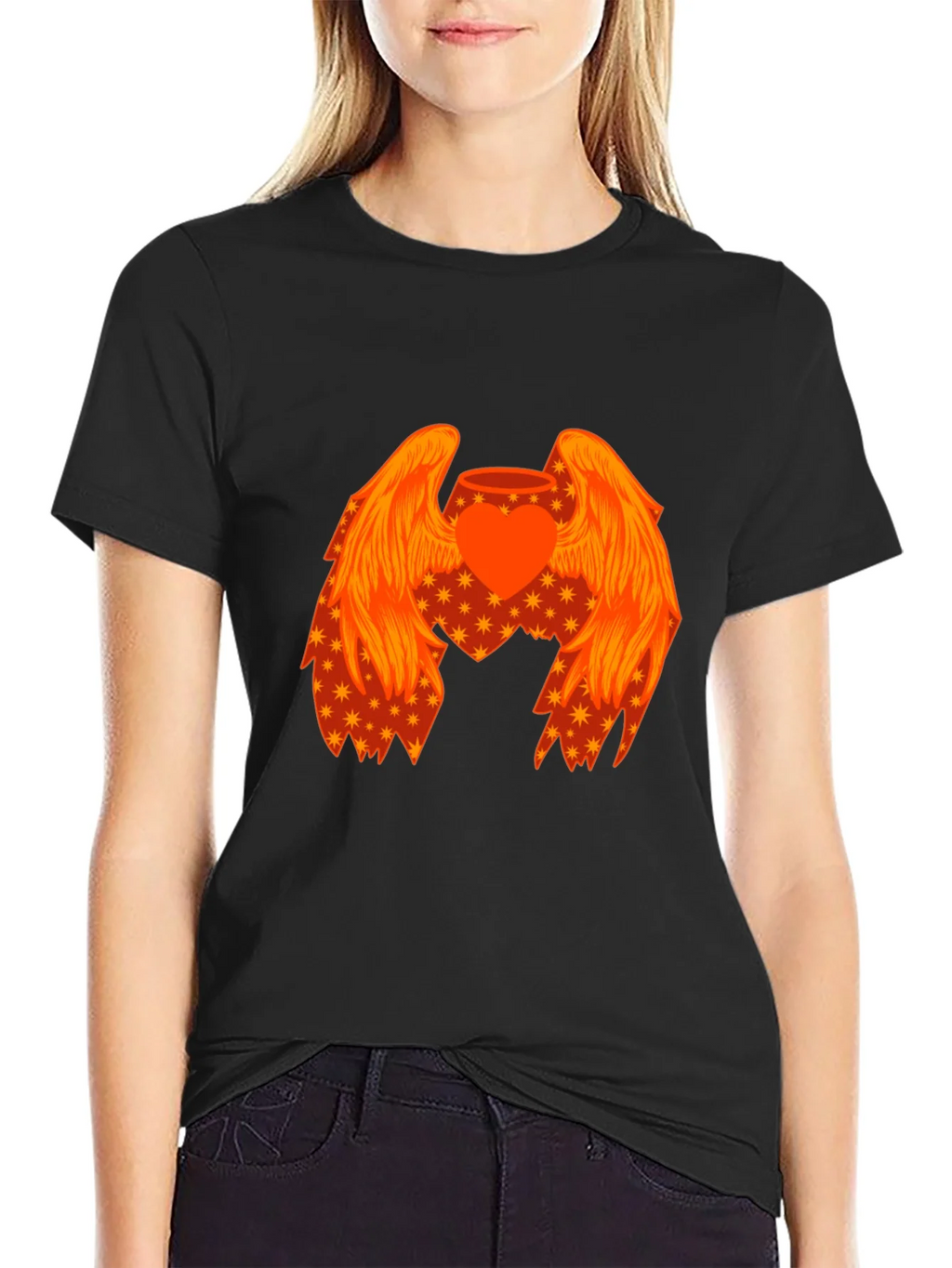 Heart with Wings Graphic T-Shirt product image 2
