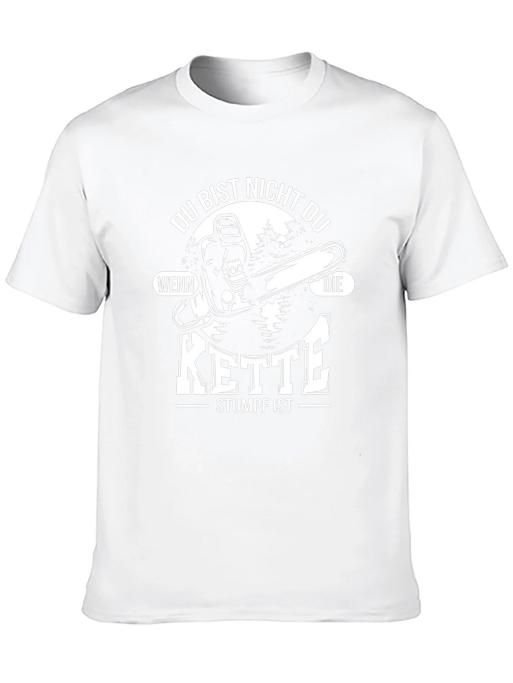 Funny Chainsaw Kette Stumpf T-Shirt product image 9