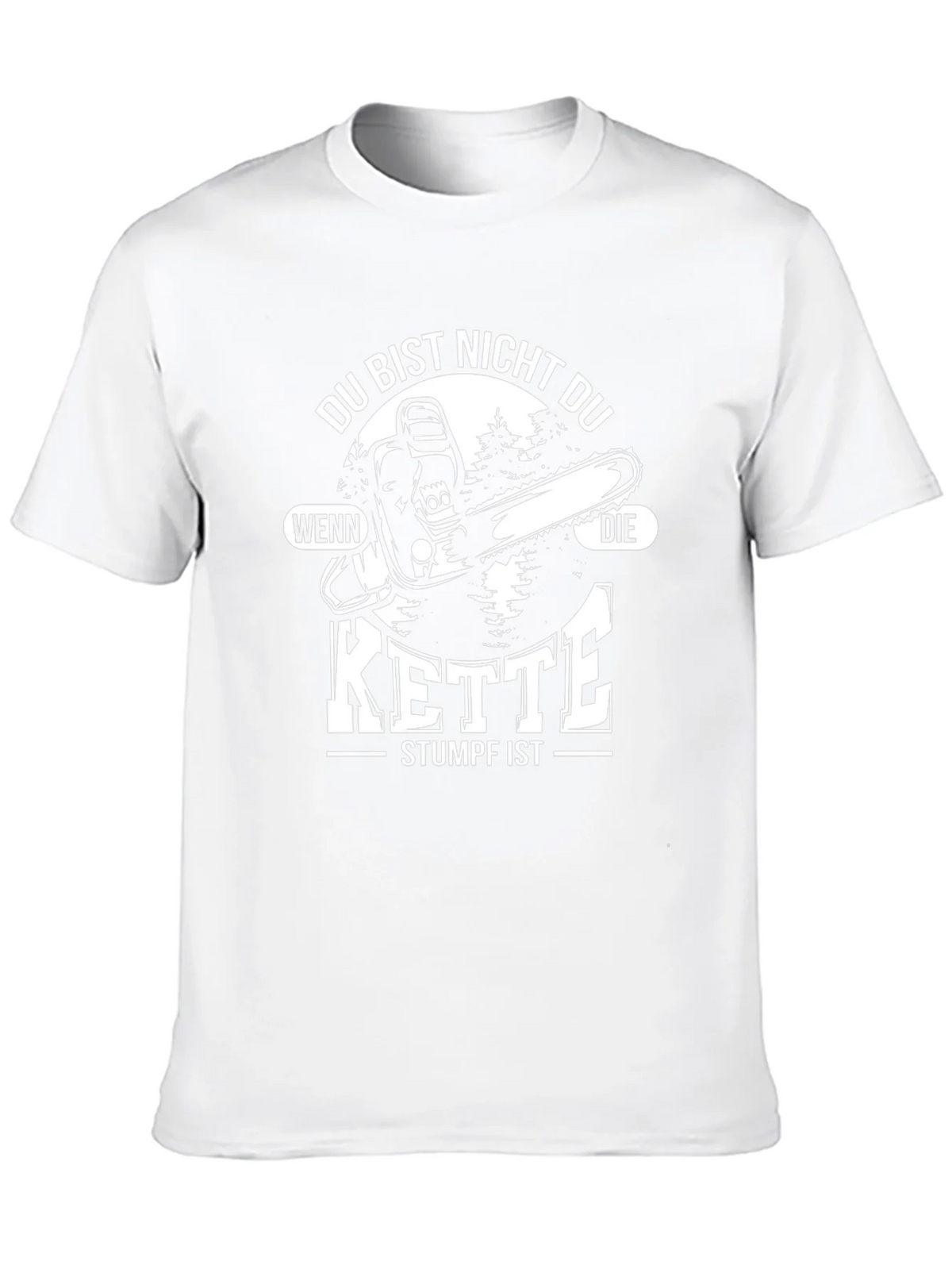 Funny Chainsaw Kette Stumpf T-Shirt product image 9
